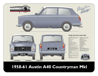 Austin A40 Mk1 1958-61 Mouse Mat